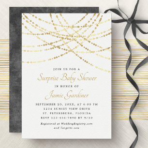 Invitation Baby shower surprise Neutre hommes-femmes