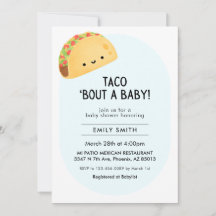 Invitation Baby shower Taco