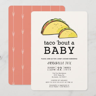 Invitation Baby shower Taco Bout Fiesta