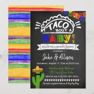 Invitation Baby shower Taco pour Couple