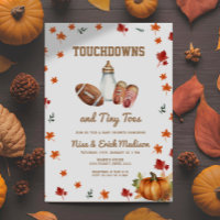 Baby shower Touchdown Tiny Tots Football Couples