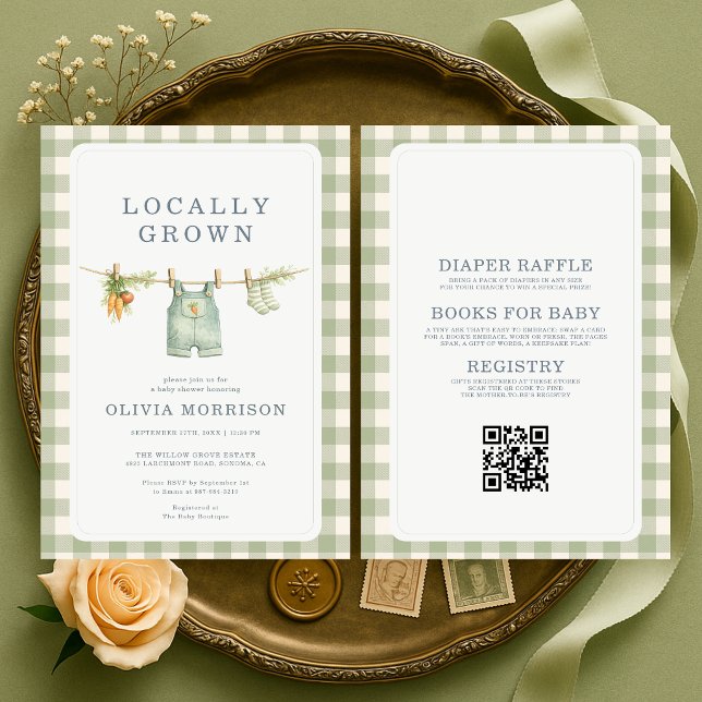 Invitation Baby Shower Tout en Un Fait Maison (Créateur téléchargé)