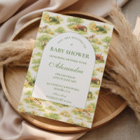 Baby Shower Tracteur Agricole Vintage Campagne
