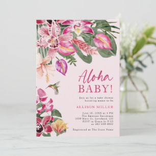 Invitation Baby shower tropical