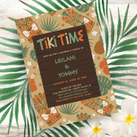 Baby shower Tropical Tiki Party Couples