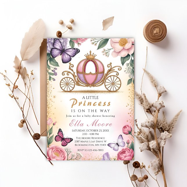 Invitation Baby Shower Une Petite Princesse (Créateur téléchargé)