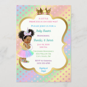 Invitation Baby shower Unicorn