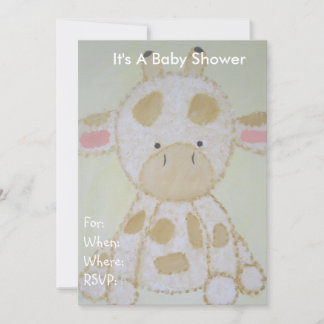 Invitation Baby shower - Vache de bébé