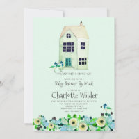 Baby shower vert mignon par courrier
