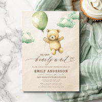 Baby shower vert neutre pour les femmes en attente