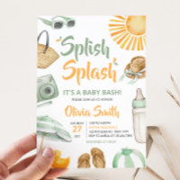 Baby Shower Vert Splash