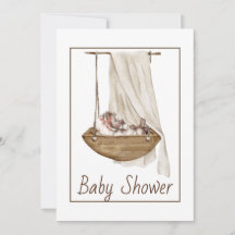 Invitation Baby shower vintage