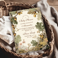 Baby shower vintage d'Acorns