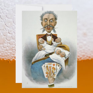 Invitation Baby shower vintage pour les hommes ! Un Dadchelor