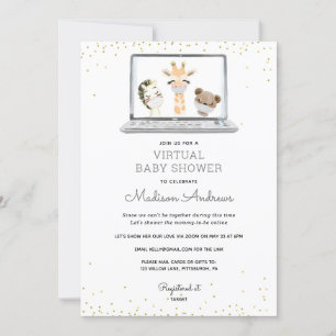 Invitation Baby shower virtuel