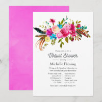 Baby shower Virtuel Chic Boho Rose Chic Floral