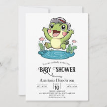 Baby shower Whimsical Pastel Frog