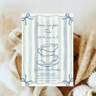 Invitation Baby Shower Whimsique Tasse de Thé