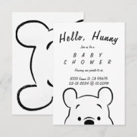 INVITATION BABY SHOWER WINNIE