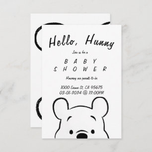 INVITATION BABY SHOWER WINNIE