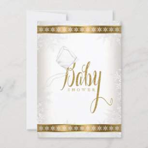 Invitation Baby shower Winter Wonderland