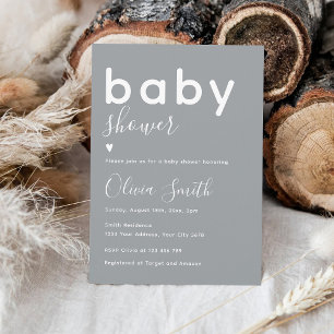 Invitation Baby-Showing Élégant