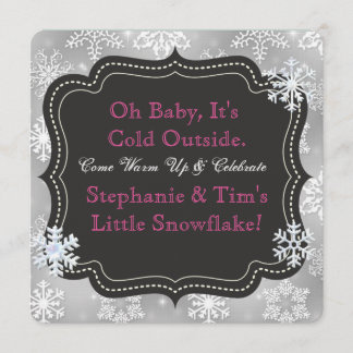 Invitation Baby Son Froid À L'Extérieur Baby shower Invitatio