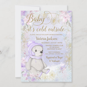 Invitation Baby Son Froid À L'Extérieur Baby shower Invitatio