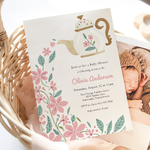 Invitation Baby Tea Party Douche