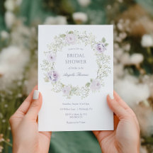 Baby's Breath et Roses Violettes Baby Shower
