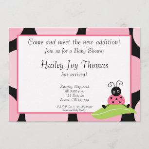 Invitation babysh, venez rencontrer le nouvel ajout!, rejoign