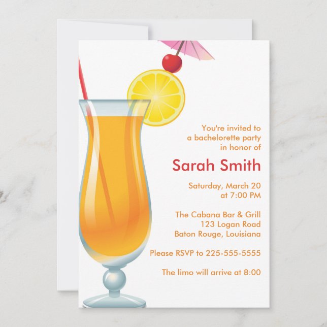Invitation Bachelorette (Devant)