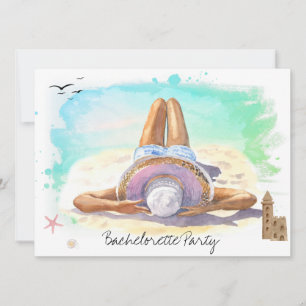Invitation *~* Bachelorette Beach Week-end QR Party