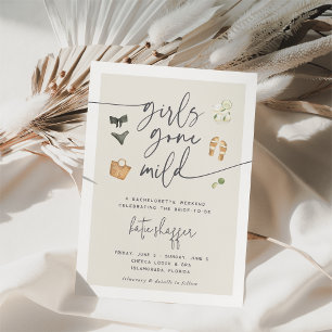 Invitation Bachelorette bio Neutral