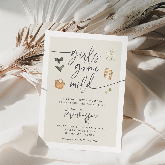 Invitation Bachelorette bio Neutral (Créateur téléchargé)