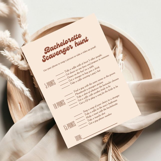 Invitation Bachelorette chasse chasse chasse chasse, jeu de b (Créateur téléchargé)