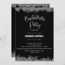 Bachelorette de diamant et Parties scintillant