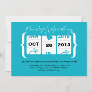 Invitation Bachelorette de la machine à sous à Vegas