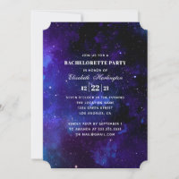 Bachelorette de l'espace. Mariage vedettes de nuit