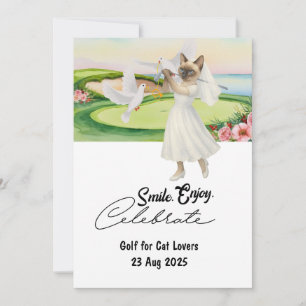 Invitation Bachelorette de Mariage de mariée de Golfer pour A