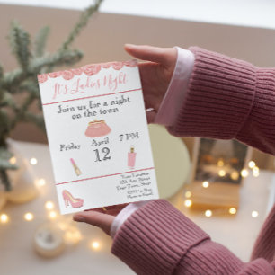 Invitation bachelorette de nuit Dames