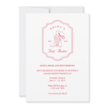 Bachelorette de Rodéo Dernière de la mariée