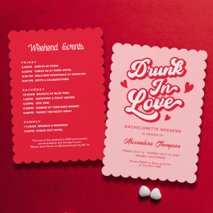 Invitation Bachelorette Drunk in Love