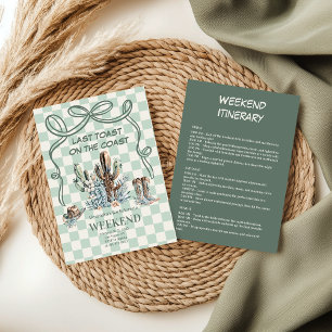 Invitation Bachelorette du désert occidental