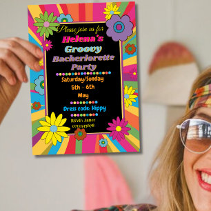 Invitation Bachelorette fête filles week-end plan Mariage