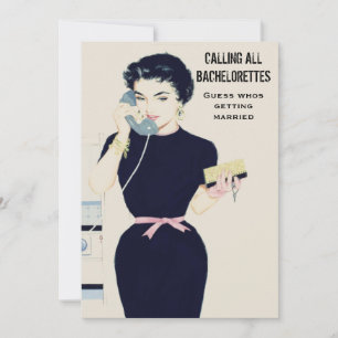 Invitation Bachelorette fête nuptiale