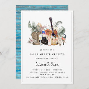 Invitation Bachelorette Nash Bash   Western Cowgirl