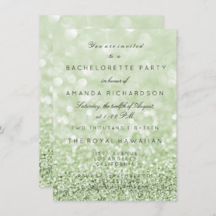Invitation Bachelorette Parties scintillant d'anniversaire ve