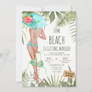 Invitation Bachelorette Party Beach Week-end Itinéraire Invit