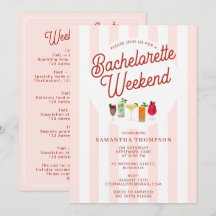 Bachelorette Party Itinerary Bach Weekend Retro